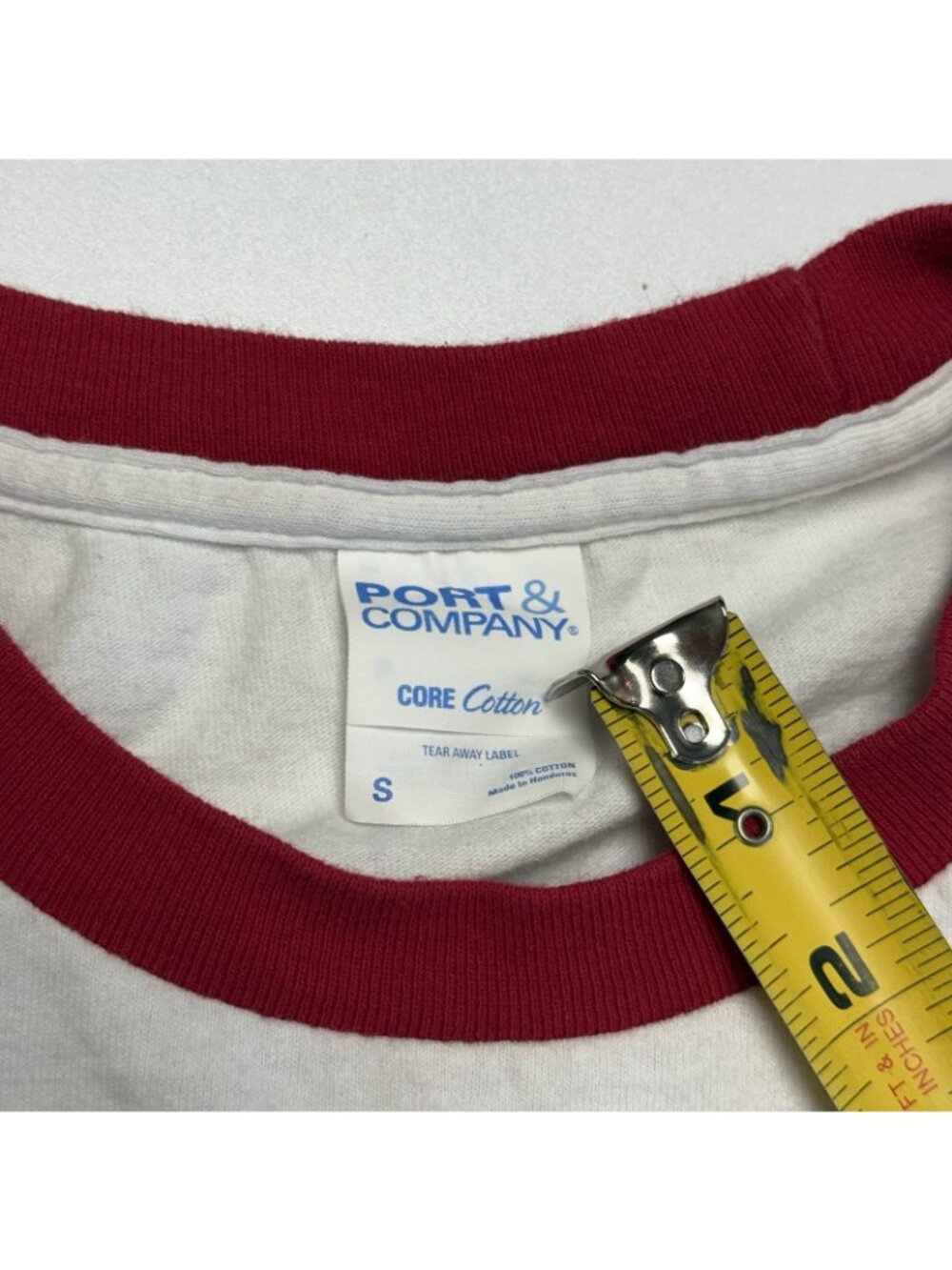 Paramore Hard Times T Shirt White Ringer Band Tee Size Small Emo Pop Punk - Picture 10 of 12
